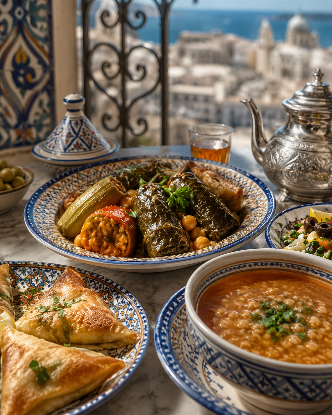 Algerian domestic cuisines
