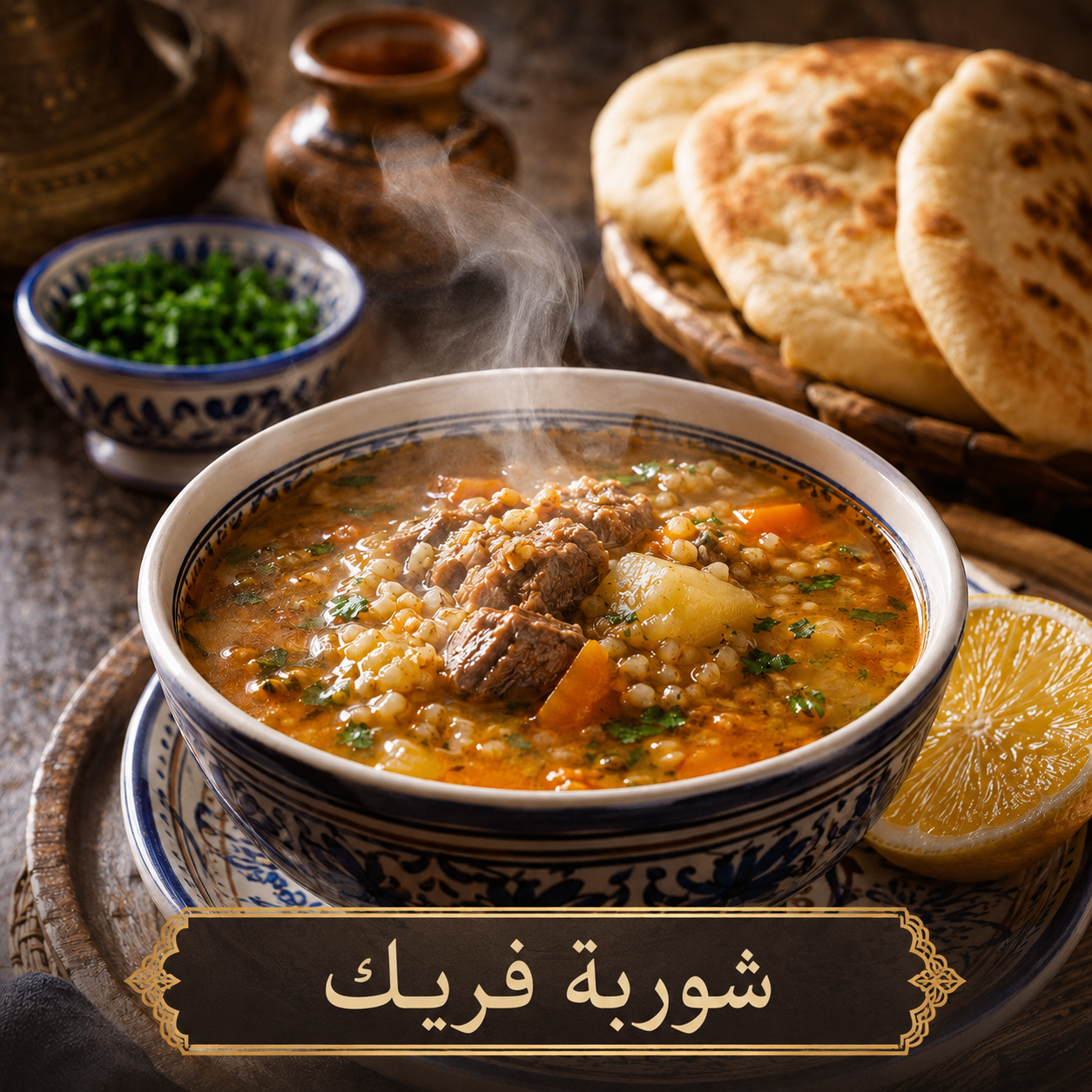 شوربة فريك